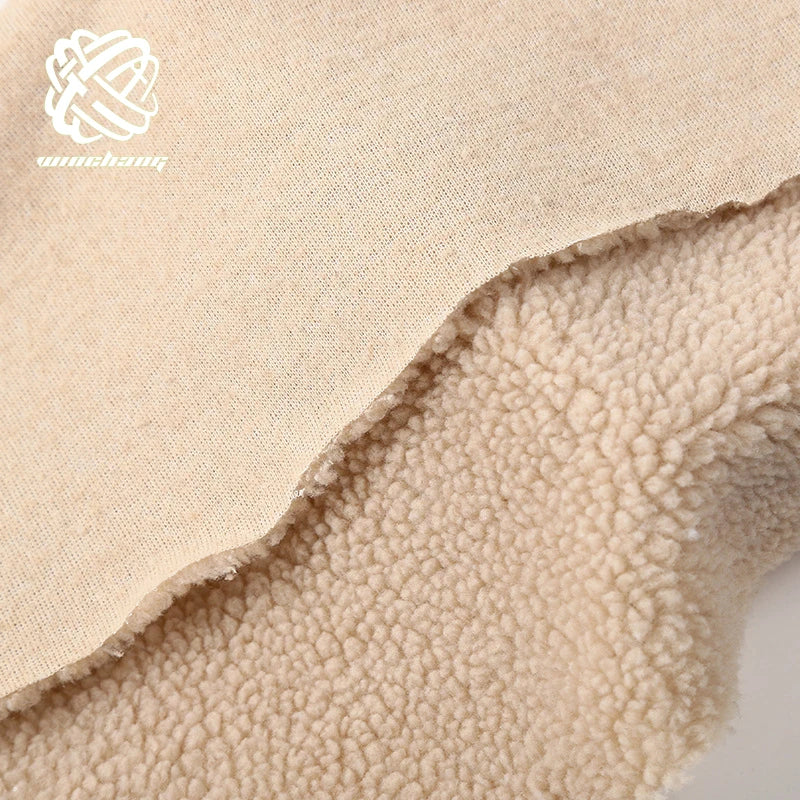 Support Customized Color Polyester Elastane Sherpa Lining for Garments