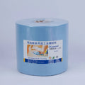 55% Woodpulp 45% Polyester 400m Jumbo Cleaning Wipe Roll Industrial Wiping Paper Cloth Blue Cleaning Paper Wiper Roll