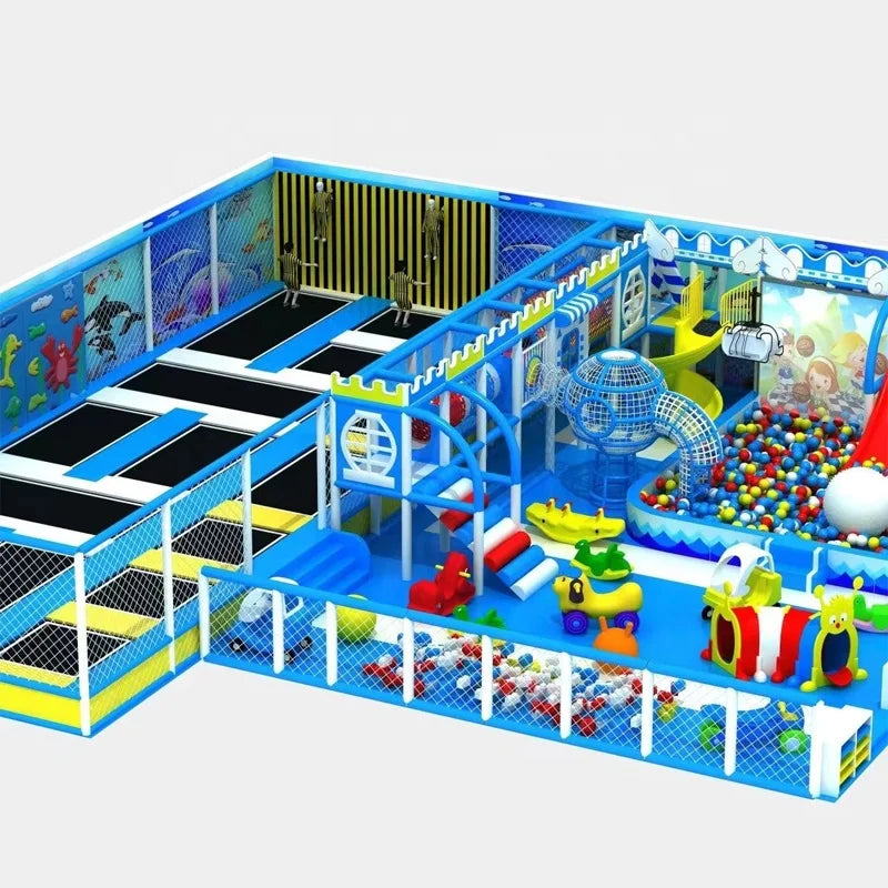 Commercial Manufacturer Small Indoor Candy Theme Playground Equipment Amusement Park Soft Game Entertainment CE Certified 2-Year