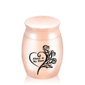 Always in My Heart Simple Small Funeral Urns for Human Cremation Ashes Urns Loved Ones Pet Perfect Resting Place (30x40mm)