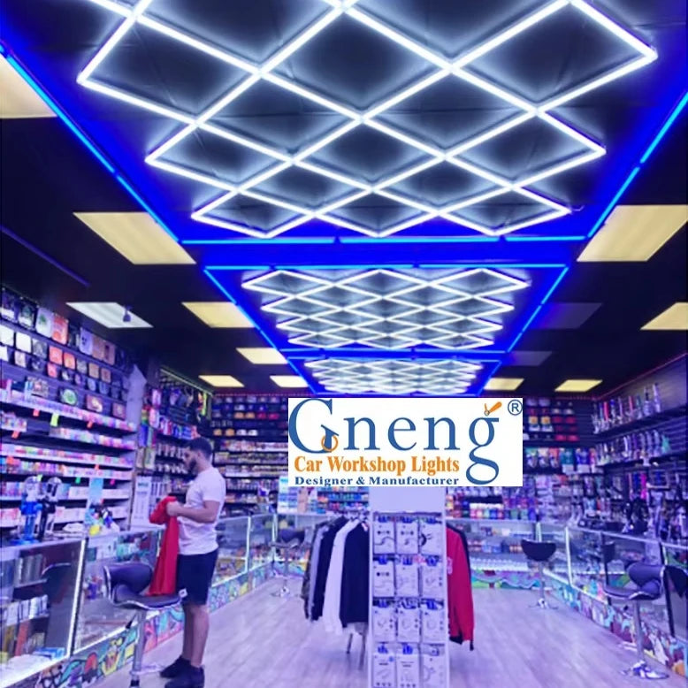 Professional Exhibition Lighting Led 6500K Showroom Garage Car Beauty Repair Super Market Light