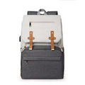 Multifunctional Diaper Bag Large Capacity Laptop Backpack with Decompression Air Cushion and USB Port