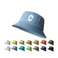Yihaoyi BSCI OEM Custom Unisex Fisherman Cap Embroidery Logo High Vintage Solid Color Reversible Outdoor Casual