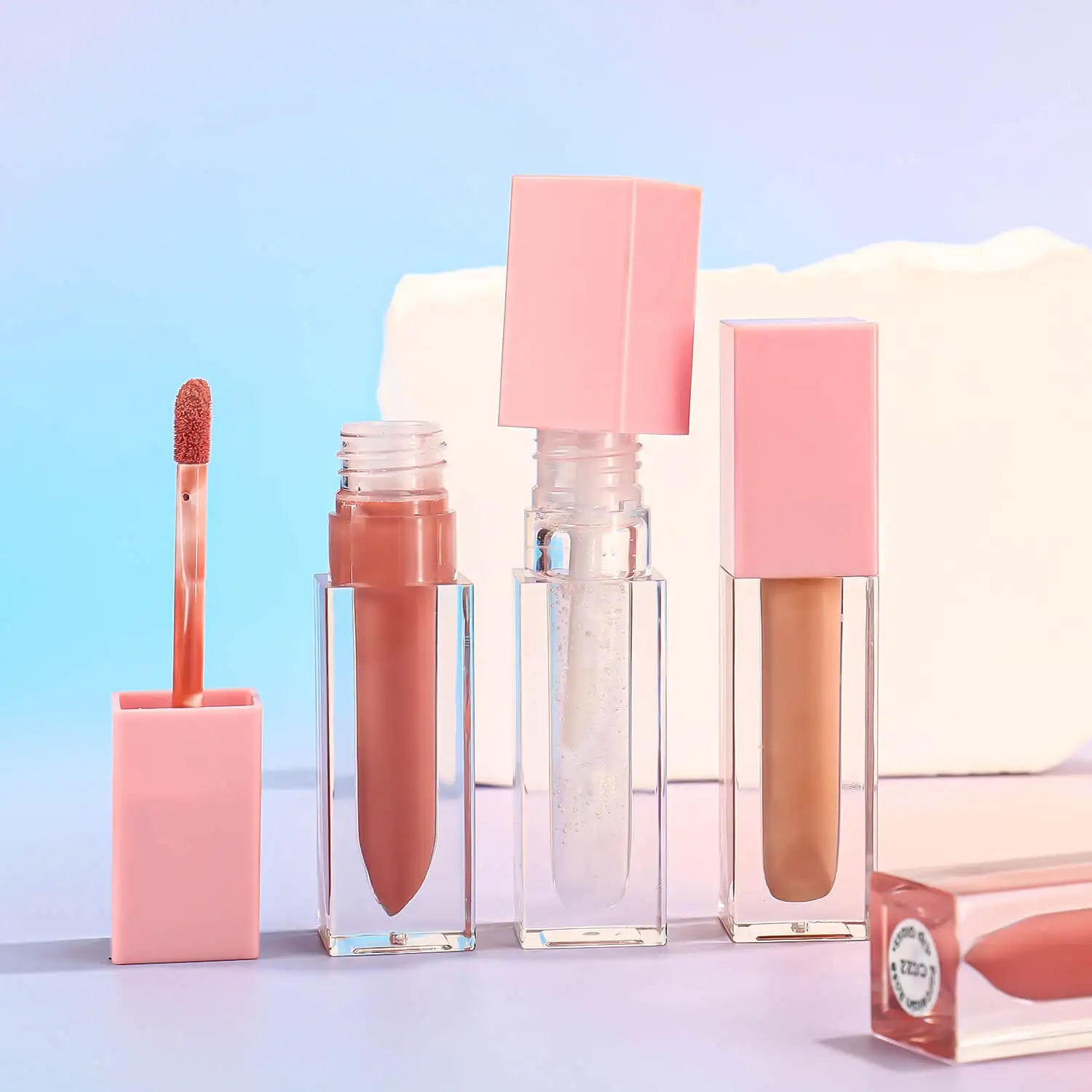 DIY 165 Colors Mineral High Quality Private Label Matte Lip Gloss Moisturizing Sunscreen Vegan Cruelty Free Waterproof