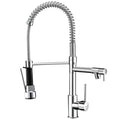 Brushed Nickel Pull Down Kitchen Faucet Stainless Steel Kitchen Sink Faucet With Sprayer
