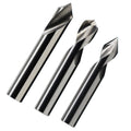 Carbide Chamfer End Mill Cutter 60 90 120 Degree Cutter Router Bit Aluminium 2 Flutes HRC45 Drilling Tool