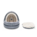 Luxury Short-Plush Wood Pet Sofa Cozy Soft Durable Cats Travel-Ready Memory Foam XL Large Sizes Washable Print Design