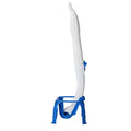 Toilet Bowl Cleaner Brush Disposable with Holder Shelf and Replaceable Non-woven Head Toilet Brush Sponge