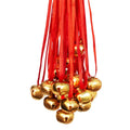 DIY Handmade Stamping Customized Metal Bell with Gold Sound Pet Dog Ornament Accessories Christmas Decorations