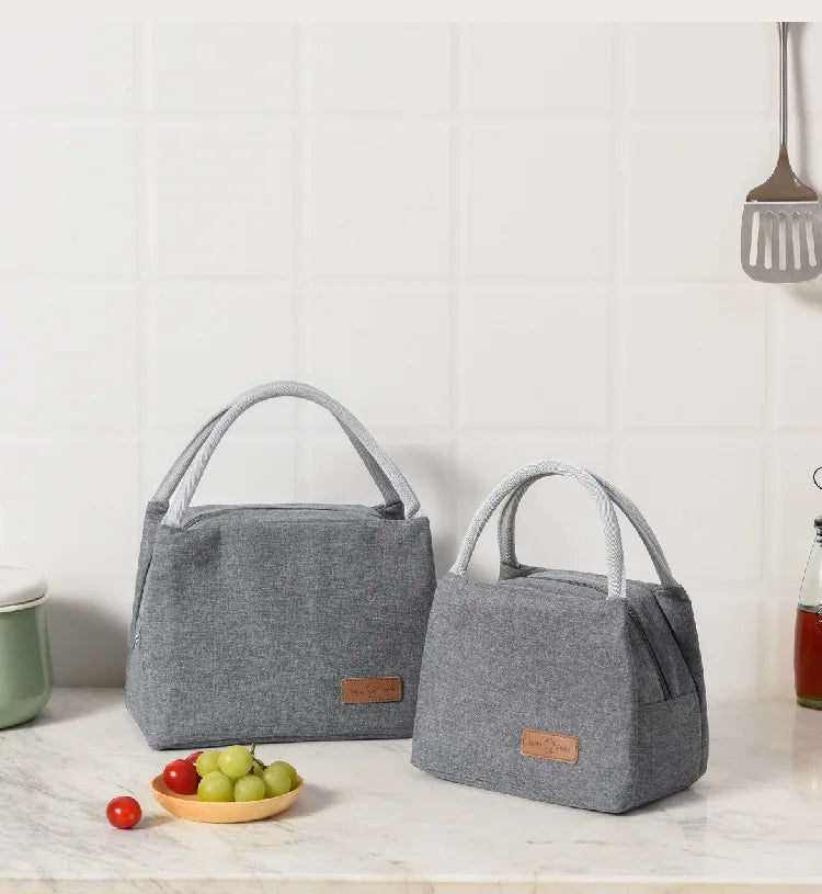 Multifunction Cooler Bag Multicolor Waterproof Women Hand Pack Thermal Breakfast Box Portable Picnic Lunch Bag
