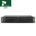 Paulkitson Pro Audio Equalizer EQ231 with Slider Controls 2U Professional Sound Equalizer