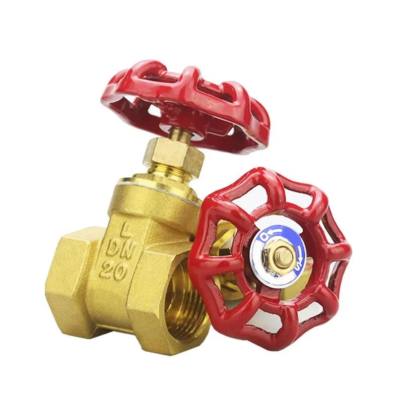 1/2 Water Brass Manual Threaded Full Port Stop Gate Valve for General Application and Water Supply
