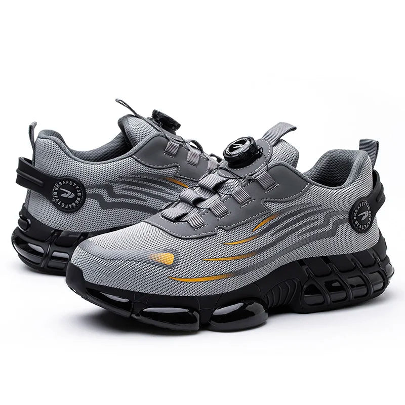 Customizable Ultra-Fiber Safety Shoes Steel Toe Waterproof Ankle Hiking Shoes for Autumn Winter Spring Summer