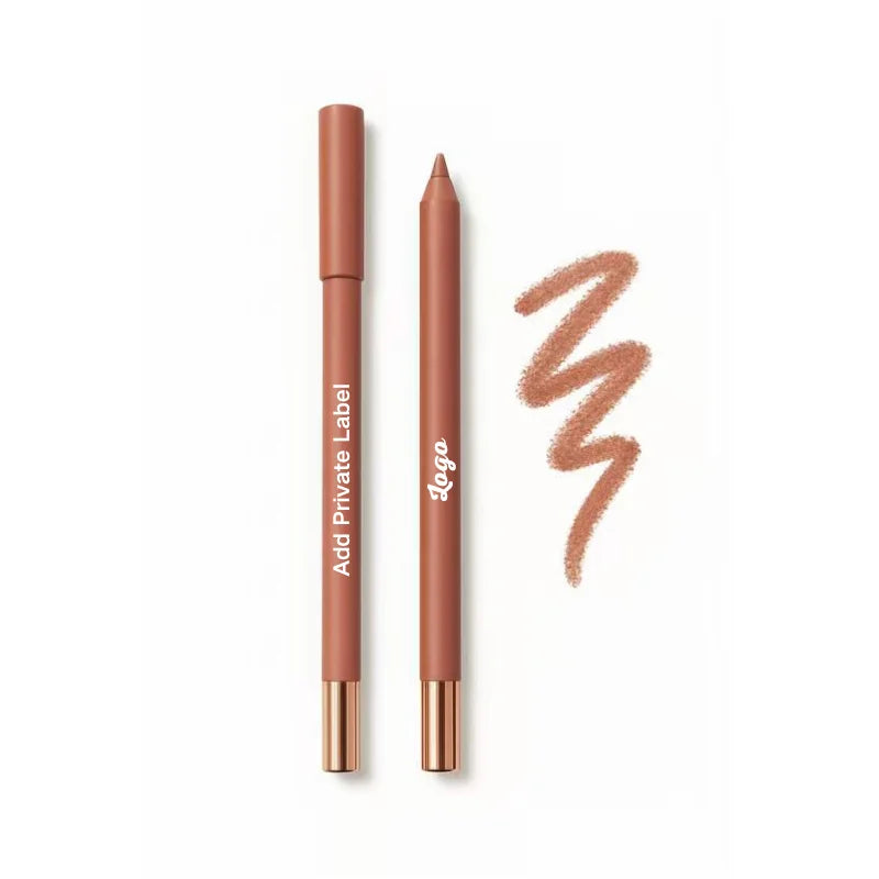 39 Colors Matte Lipliner Wholesale Waterproof Lip Liners Retractable Private Label Make up pink Packaging Vegan Lip Liner