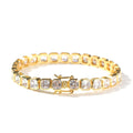High Quality Bezel Setting Tennis Bracelet Square Zircon 5A CZ Tennis Bracelet 6.5 mm 7 Inch Bezel Tennis Bracelet