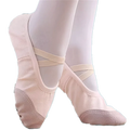 Wholesale Practical Canvas PU Dance Shoes with Cat Claw Design Soft-Soled for Kids Adults for Ballet Yoga Featuring Girls' Style