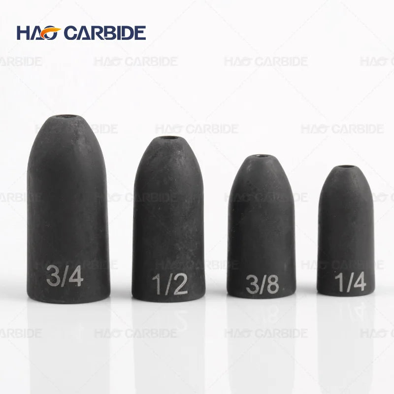 Tungsten Flipping Weights Feature Non-painted Bullet Weights