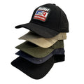Classic PVC Patch Perforated Waterproof Camp Baseball Cap With 3D Rubber Patch Hat Style for Outdoors and Climbing