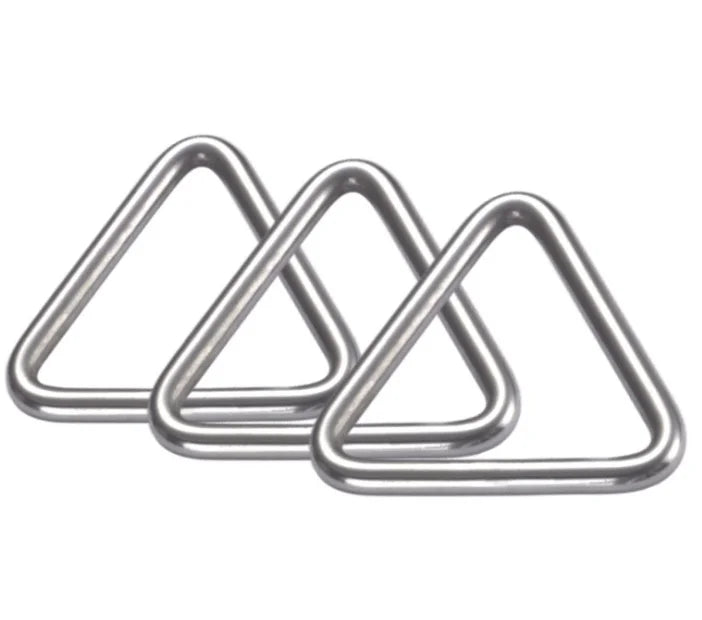 304 Stainless Steel Rigging Rope Buckle Triangle Rings Hooks