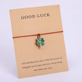 Guardian Angel Wings Baby Foot Feet Infinity Love Peace Balance Karma Good Luck Shamrock Clover Charm Bracelets for Women