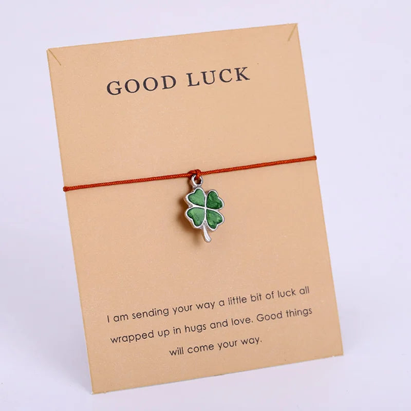 Guardian Angel Wings Baby Foot Feet Infinity Love Peace Balance Karma Good Luck Shamrock Clover Charm Bracelets for Women
