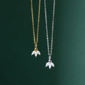 Wholesale Minimalist Party Jewelry Gifts Luxury Leaf Zircon Clavicle Chain Necklace for 925 Sterling Silver Ladies Gifts