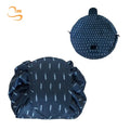 Lazy Waterproof Oxford Large Travel Bag Drawstring Cosmetic Bag Storage Organizer Portable Ladies Makeup Bag