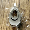 Stainless Steel Water Drop Cremation Urn Tear Drops Heart Necklace Ashes Memorial Keepsake Heart Pendant Urn Cremation for Ashes