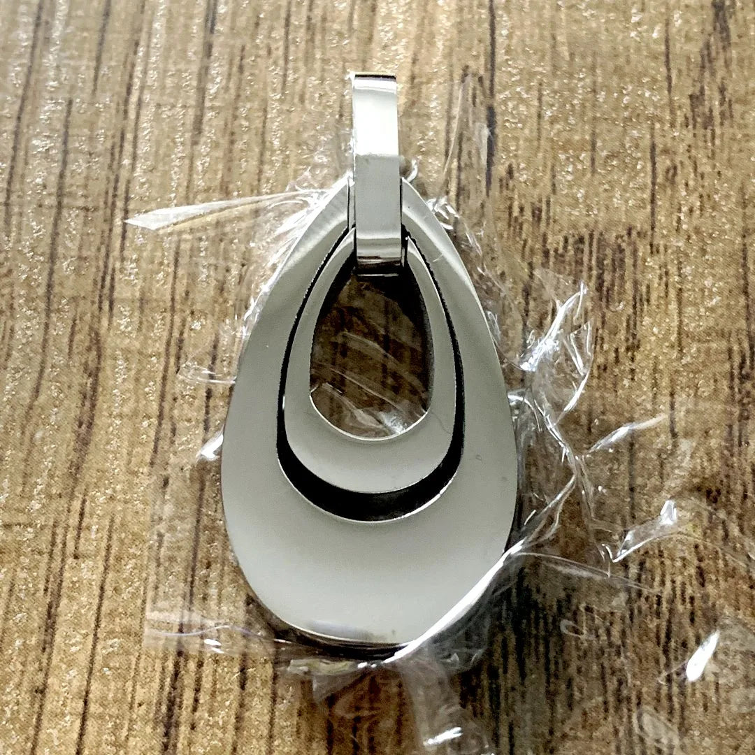 Stainless Steel Water Drop Cremation Urn Tear Drops Heart Necklace Ashes Memorial Keepsake Heart Pendant Urn Cremation for Ashes