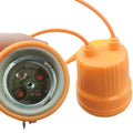 E27 Screw Socket Diameter 63mm Lamp Holder pp Plastic Hole Spacing 5cm Circular Household Small Cosmetic Mirror