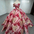 Luxurious Embroidered Rose Gold One Shoulder Mexican Quinceanera Dresses for Women Jancember 6559