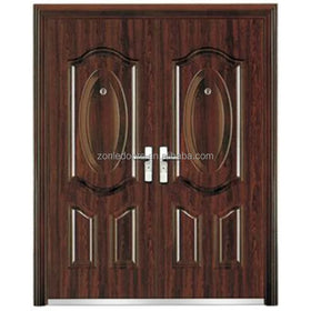 Double Swing Steel Fire Rated Doors Fire-proof Metal Door ul