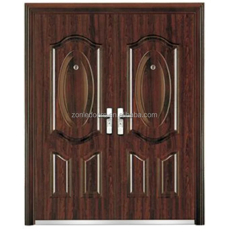 Double Swing Steel Fire Rated Doors Fire-proof Metal Door ul