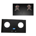 Manufacturer Custom High Temperature Screen Printing Glass Tempered Glass Hob Stove 2 Furnace Holes Gas Stove Covertop Glass