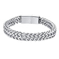 Stainless Steel Braiding Fashion Jewelry Bracelets Bangles Chain Men's Charm Bracelet Wholesale Anniversary