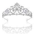 Wholesale Wedding Rhinestone Crowns Quinceanera Party Hair Accessories Bridal Crowns Pageant Rhinestone Tiaras for Little Girls