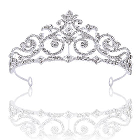 Wholesale Wedding Rhinestone Crowns Quinceanera Party Hair Accessories Bridal Crowns Pageant Rhinestone Tiaras for Little Girls
