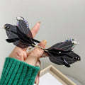 Kacamata Hitam Rimless Rhinestone Designer Diamond Wholesale Shades Women Shiny Dragonfly Diamond Sunglasses