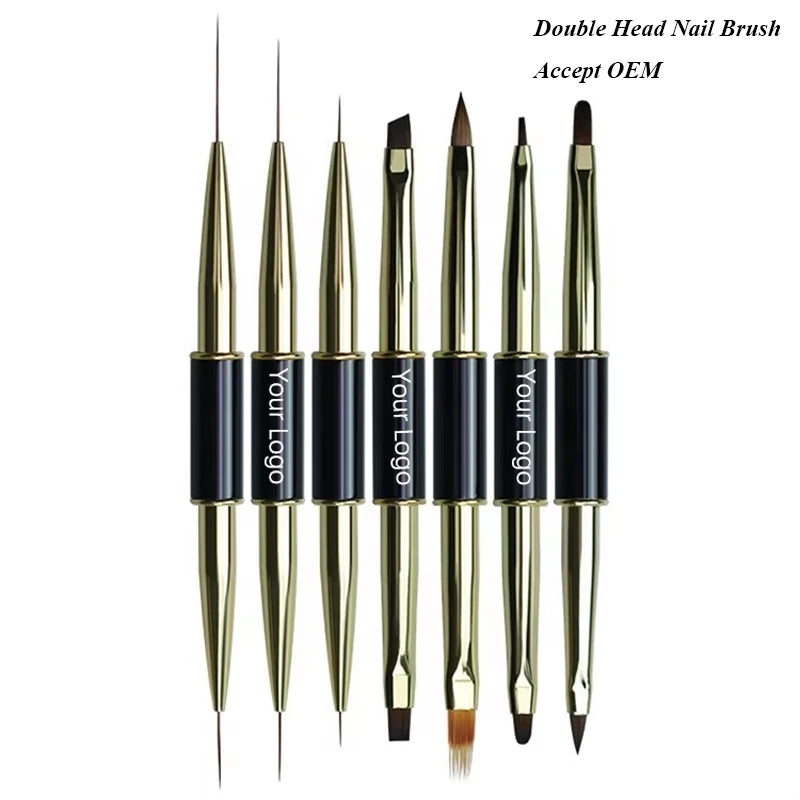 Acrylic Nail Art Liner Striping Brush Fine French Stripe Pen Line Detail Painting Nail Brushes Nail Art Brushes Liner
