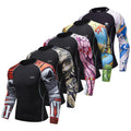 Wholesale Men's Gym T-shirts Custom Made Mma Bjj Rash Guard