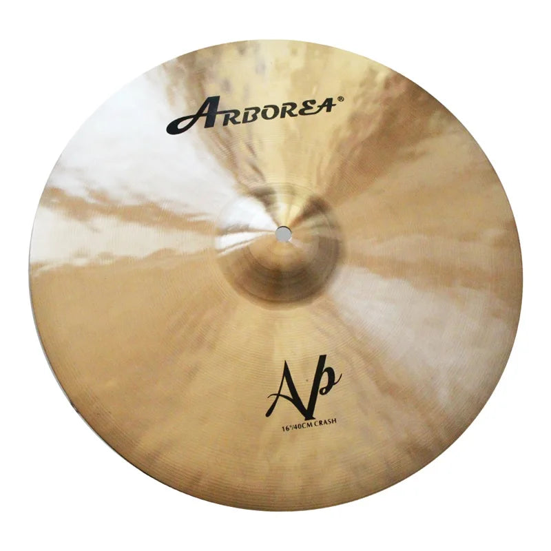Arborea Cymbals AP Series 16 Inch 40 CM Crash Hand Hammered & Lathed Powerful Sound Ideal for Recording & Stage