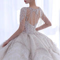 Jachon Hand Beaded Bridal Rhinestone Shoulder Chain Tassel Shawl Wedding Dress Accessories