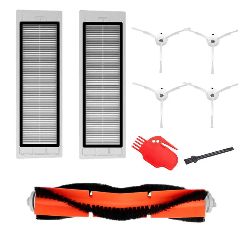 Roborock E25 S5 S6 E20 E35 C10 S50 S51 S4 Robot Vacuum Mijia Accessory Kit Compatible Sweeper Replacement for Household Cleaning MegaBDM