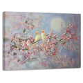 Original Art Factory Modern Print Floral Painting Bird and Flower Wall Art OEM&ODM Home or Office Wall Decor