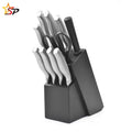 2021 Newest Durable 11 Pcs Kitchen Knife Set With Hollow Handle Kitchen Knife Block Set