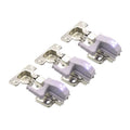 Push Triggered LED Cabinet Hinge Light ABS Plastic Modern Cabinet Door Switch Light for Wardrobe Kitchen