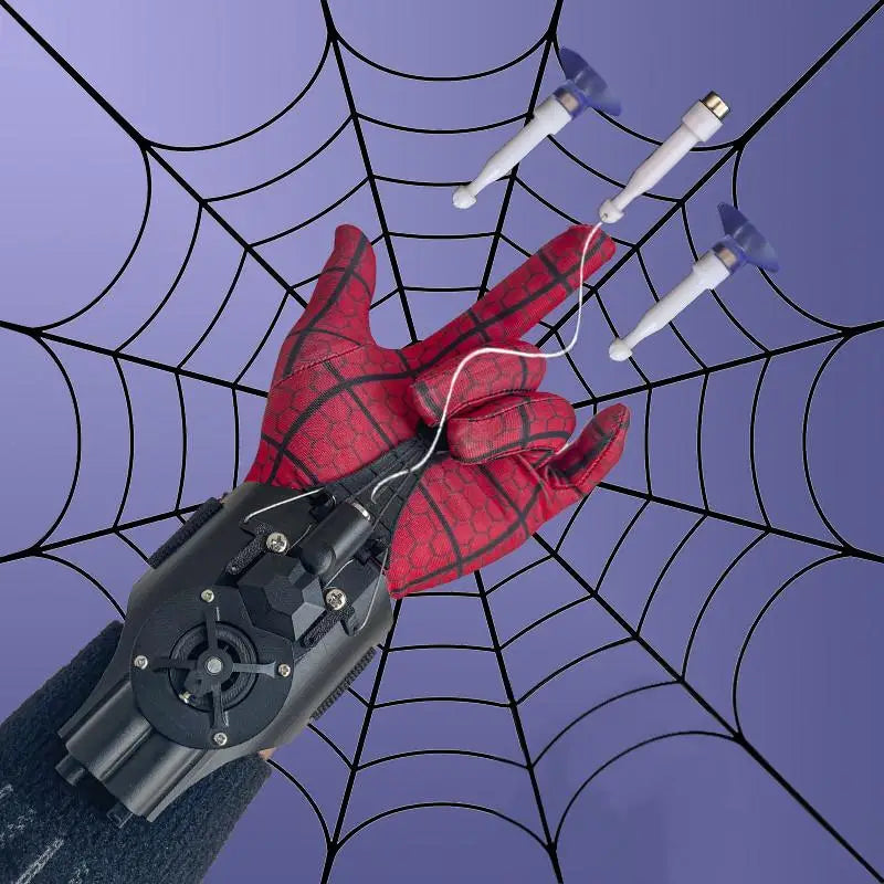 Newest Spider String Shooter Wrist Web Launcher String Shooters Toy Holiday Kids Gift Role Play Cosplay Toys