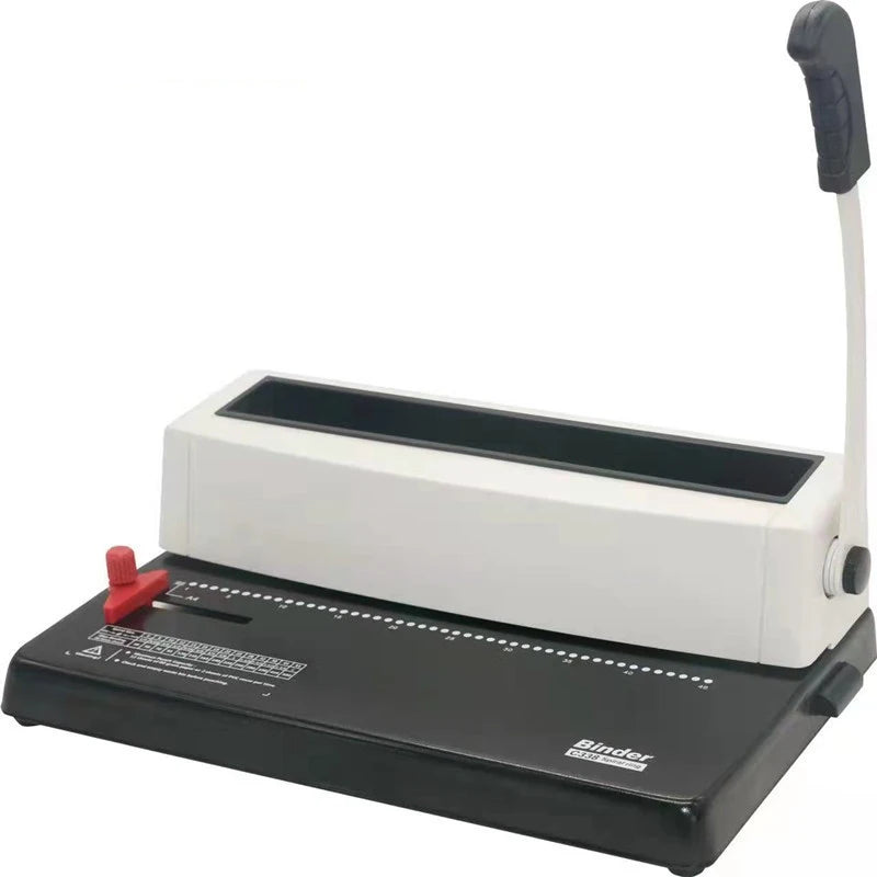 Office Commercial Binding Machine Spiral Circle 4mm Round Hole Small Punch 46 Holes A4 Single Coil Binding Punch Machine
