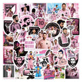 Newly 50PCS Cool Sport Football Star Photo for Soccer Club Messi Sticker