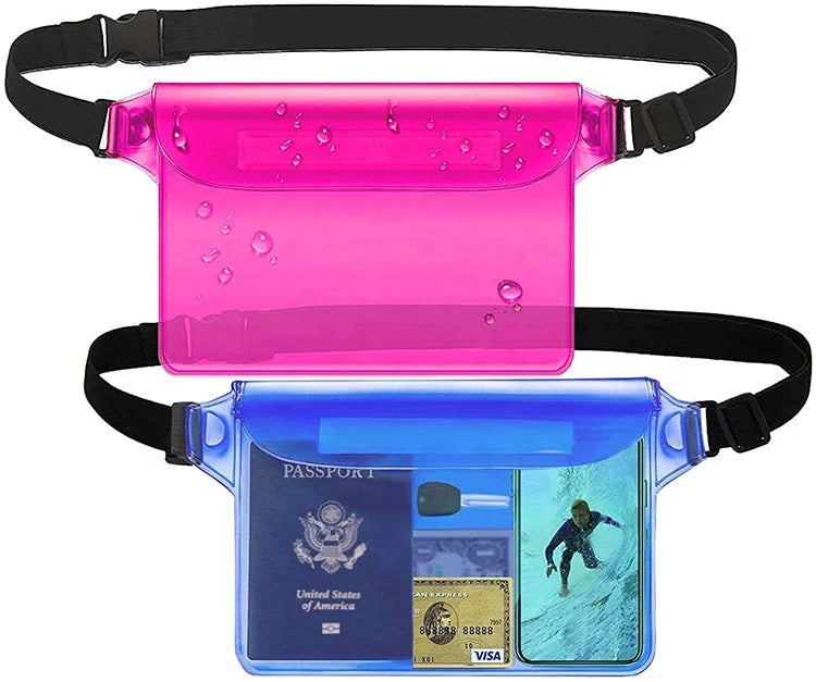 YUANFENG Waterproof Waist Protector Pouch Waterproof Protects Valuables at Water Sports and Boating